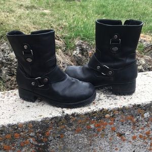 Harley Davidson motorcycle boots